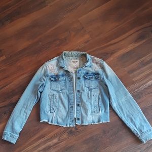 Embroidered denim jacket